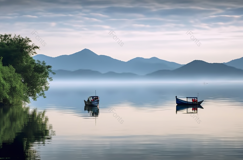 西湖的水墨景观风景,高清,摄影图,摄影图片,图片大全,摄影图免费下载
